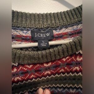 Men’s Fairisle Sweater. JCrew. Large.